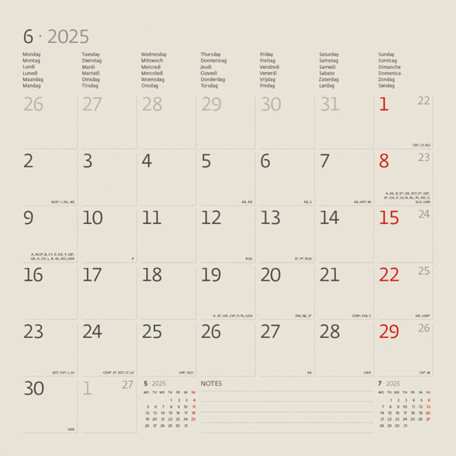 Kalender 2027 Helma 365 30x30cm honden
