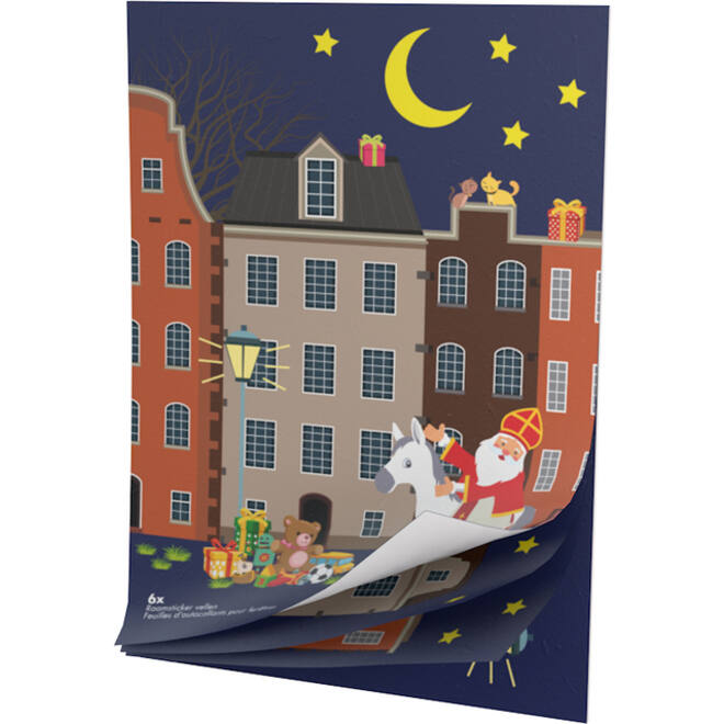 Raamsticker Sint Trippel Trappel