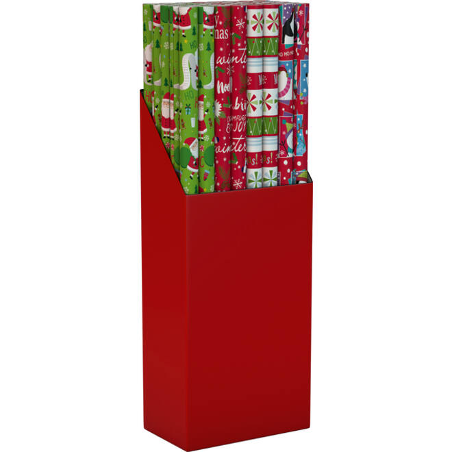 Inpakpapier Design Group Kerst 300x100cm assorti