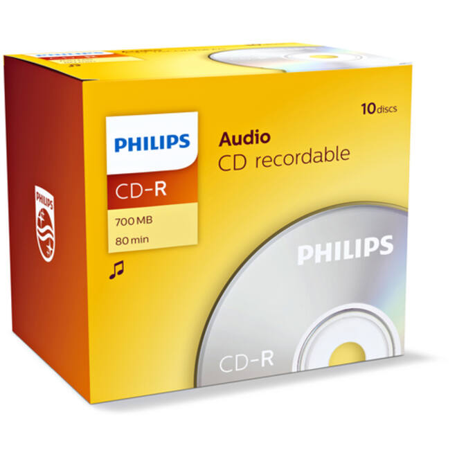 CD-R Philips 80Min audio JC (10)