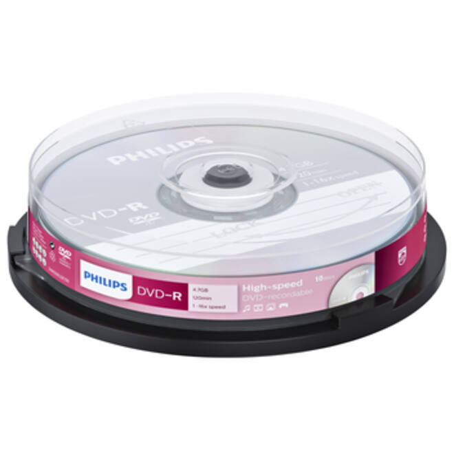 DVD-R Philips 4.7GB 16x SP (10)