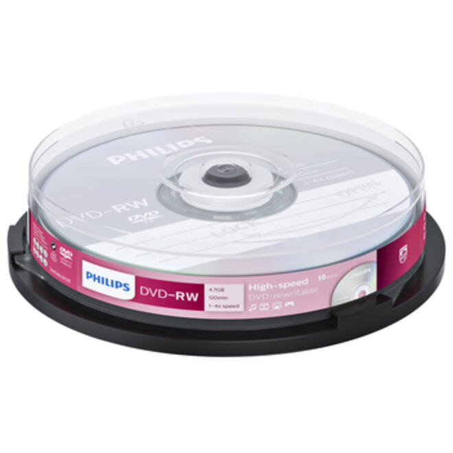 DVD-RW Philips 4.7GB 4x SP (10)
