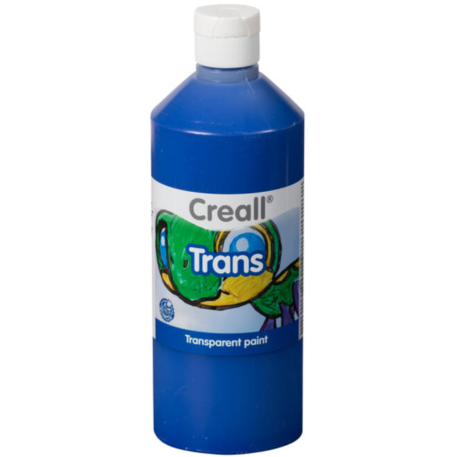 Raamverf Creall Trans blauw 500ml