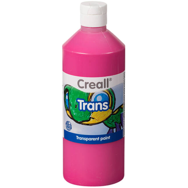 Raamverf Creall Trans roze 500ml