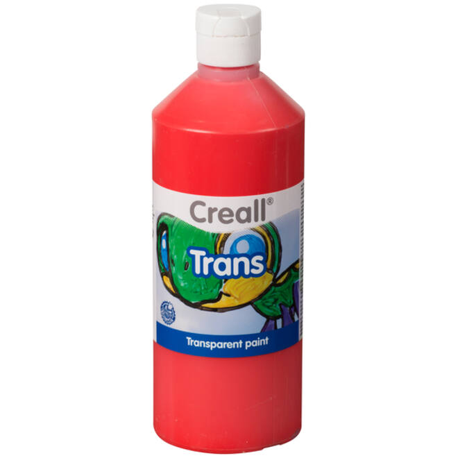 Raamverf Creall Trans rood 500ml