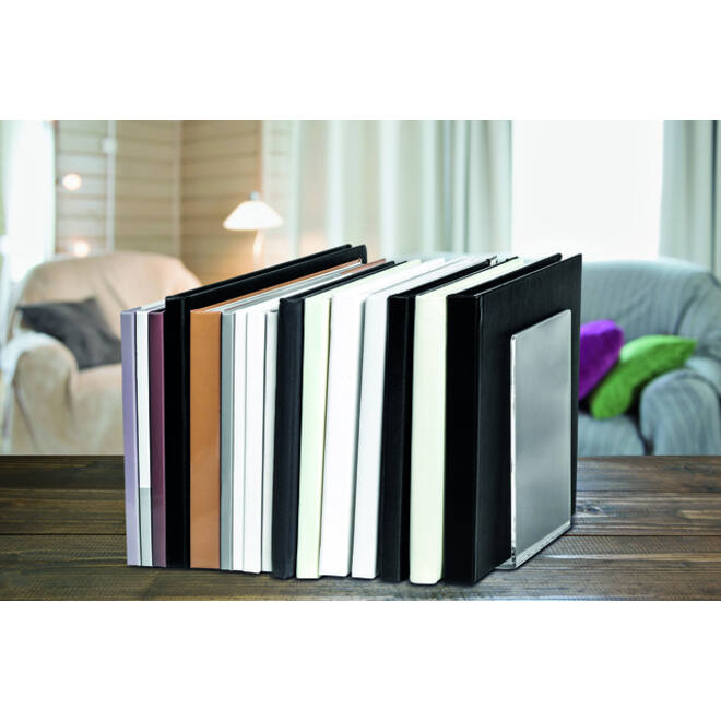 Boekensteun MAUL acryl 12x12x17cm set 2 glashelder