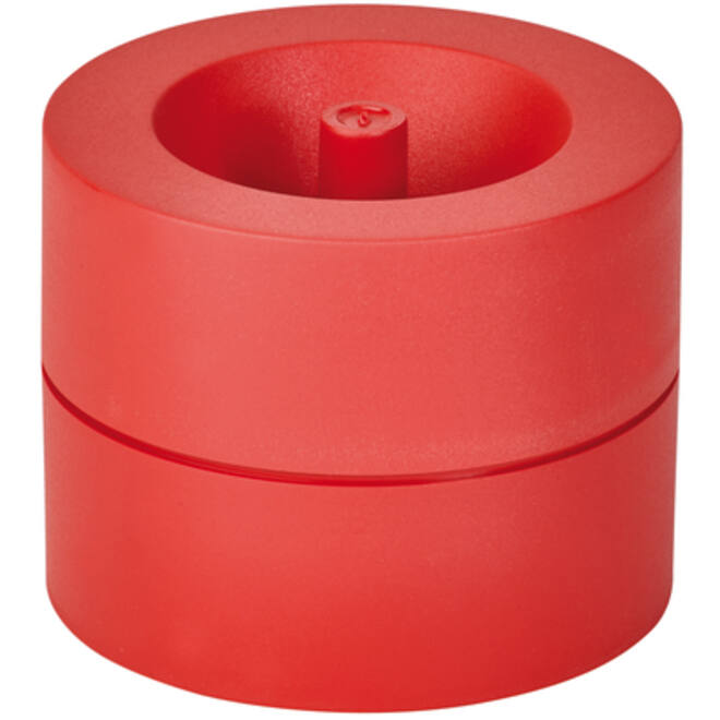 Papercliphouder MAULpro Blauwe Engel recycled Ø73x60mm rood