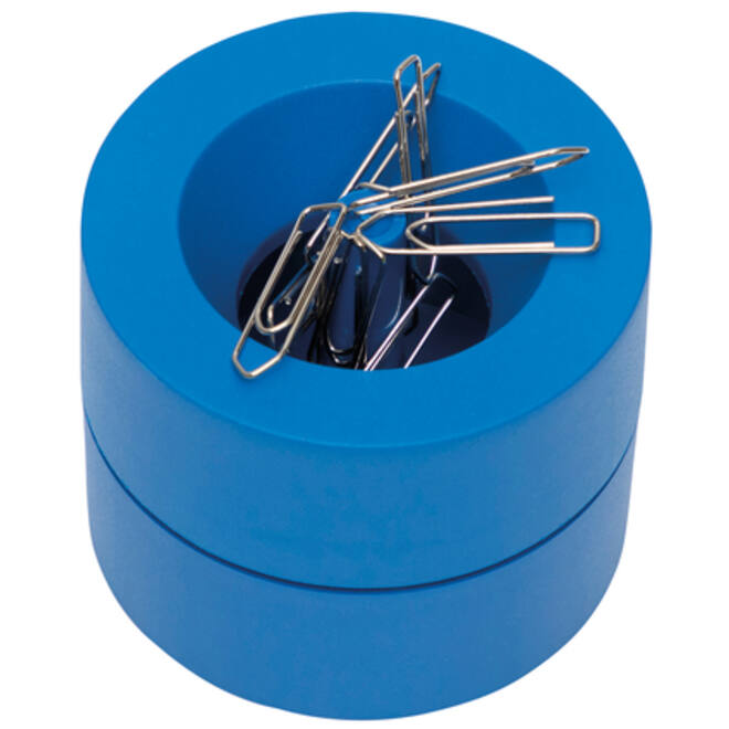 Papercliphouder MAULpro Blauwe Engel recycled Ø73x60mm blauw