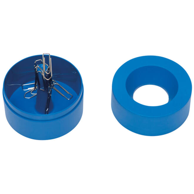 Papercliphouder MAULpro Blauwe Engel recycled Ø73x60mm blauw