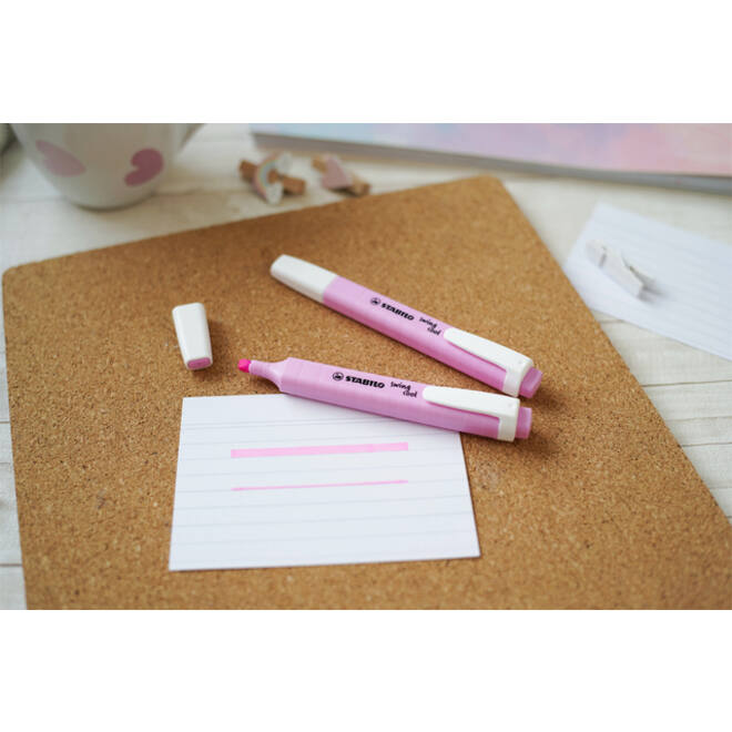Markeerstift STABILO Swing cool 275/158 pastel fris fuchsia