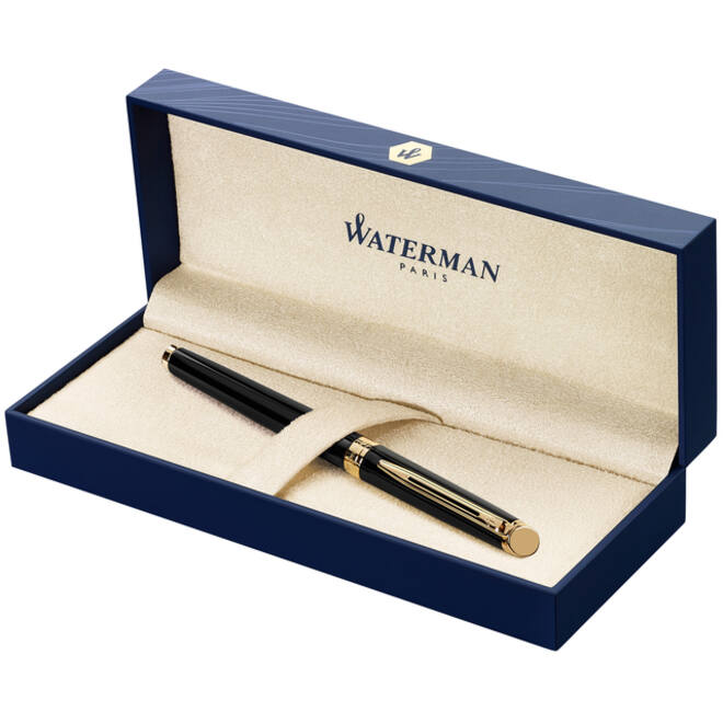 Rollerpen Waterman Hémisphère black lacquer GT fijn