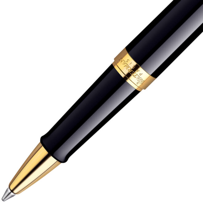Rollerpen Waterman Hémisphère black lacquer GT fijn
