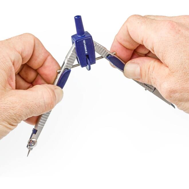 Passer Staedtler Mars 553 met snelverstelling en verlengstuk