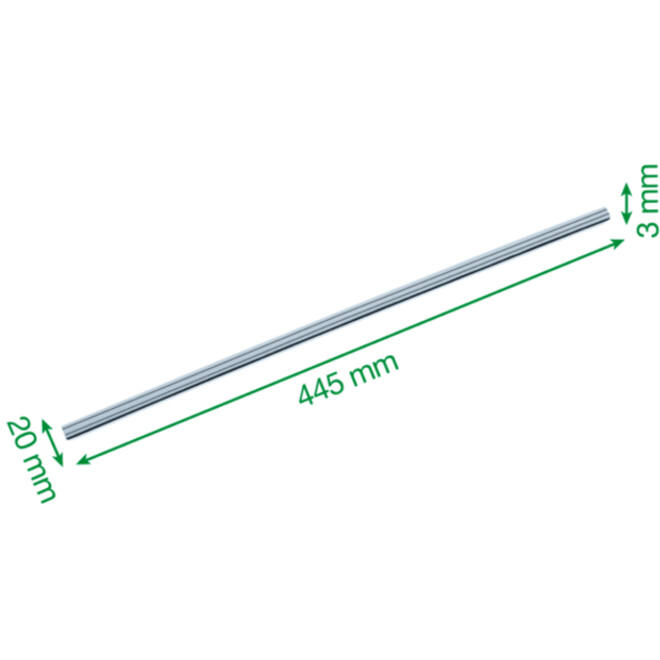 Mesgeleider voor rolsnijmachine Leitz Precision Office A4+ 2 stuks