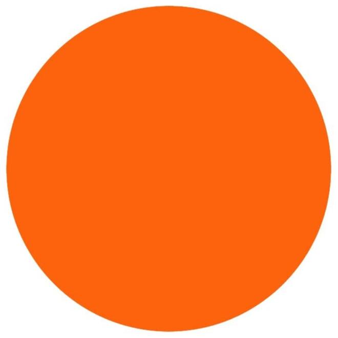 Plakkaatverf Qrea oranje 500ml