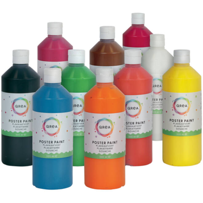 Plakkaatverf Qrea cyclaam 500ml