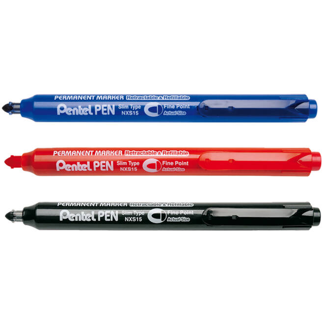 Viltstift Pentel NXS15 1mm rood