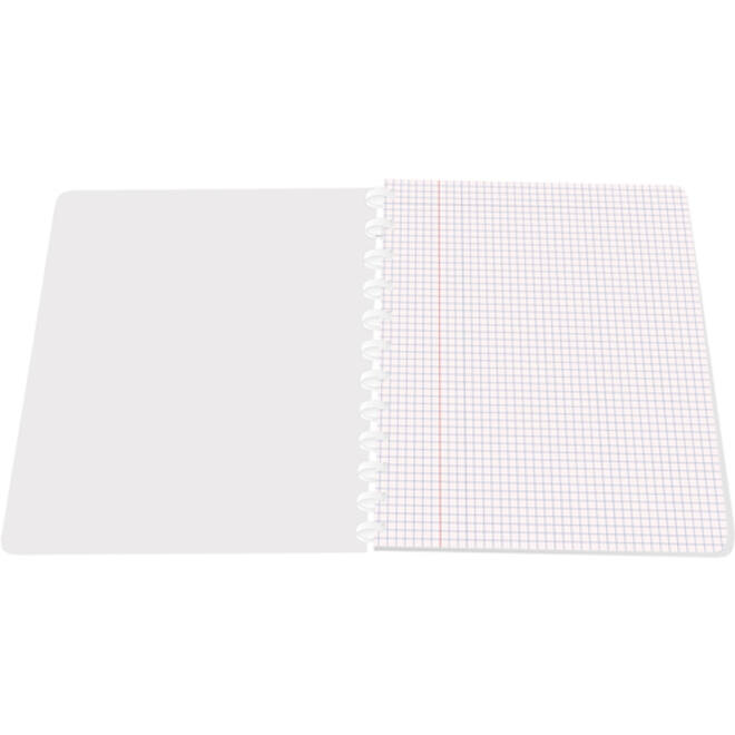 Schrift Adoc Ocean Waste Plastics A4 ruit 5x5mm 144 pagina's 90gr