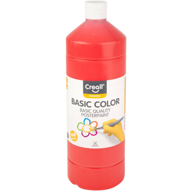 Plakkaatverf Creall basic lichtrood 1000ml