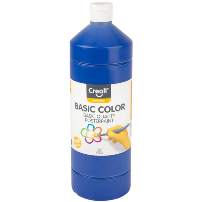 Plakkaatverf Creall basic donkerblauw 1000ml