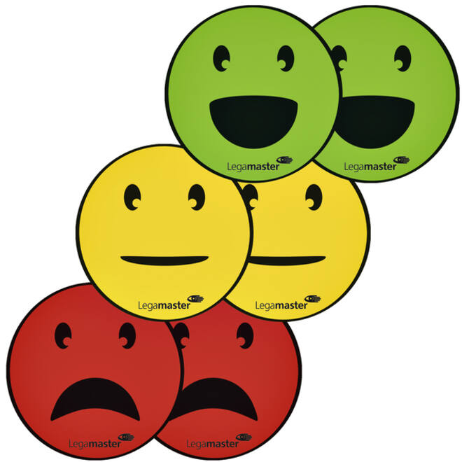 Magneet Legamaster emoticon 50mm assorti 6 stuks