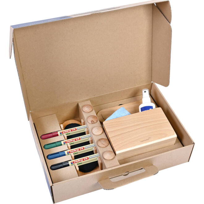Whiteboard accessoire starter kit Legamaster WOODEN