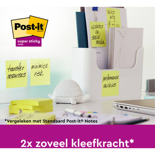 Memoblok Post-it 622 RSS12CY 47,6x47,6mm canary yellow