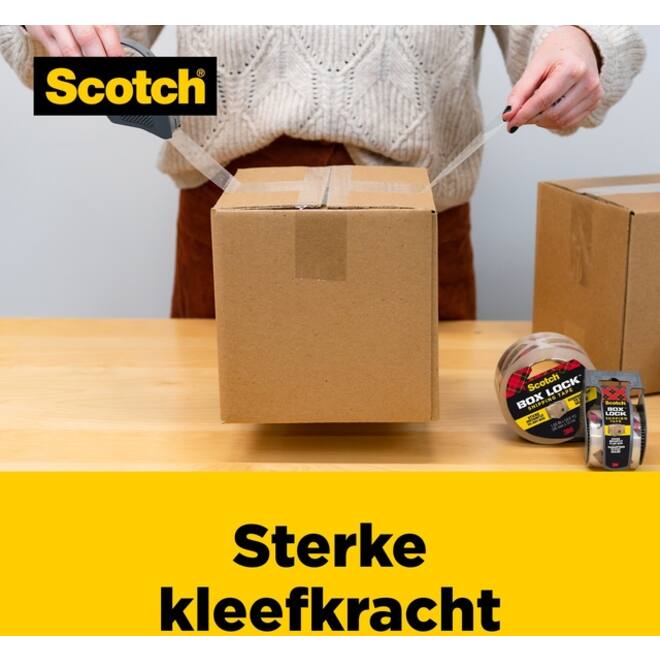 Verpakkingstape Scotch Box Lock 3950-EF 48mmx50m