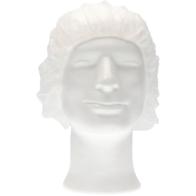 Haarnet CMT bouffant non-woven M 50cm PP wit