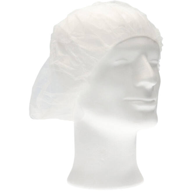 Haarnet CMT bouffant non-woven M 50cm PP wit