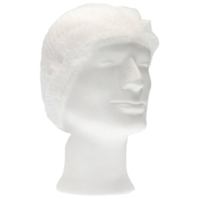 Haarnet CMT clip non-woven L 53cm PP wit