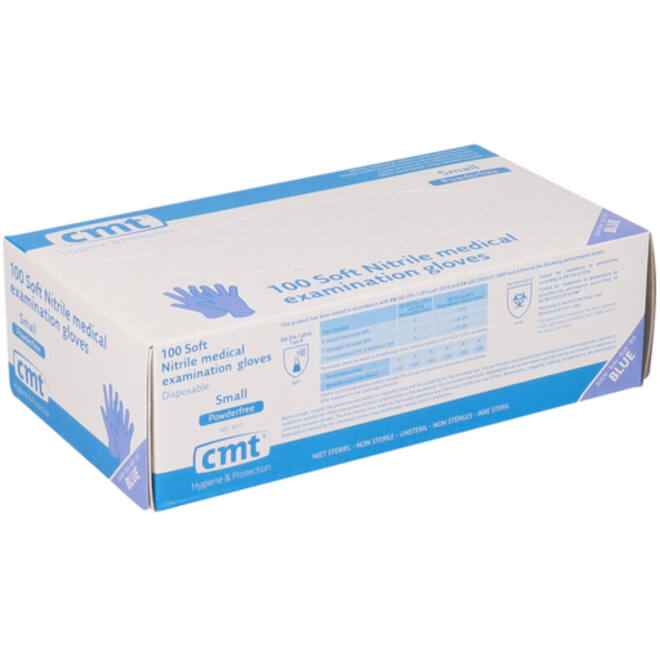 Handschoen CMT S soft nitril violet