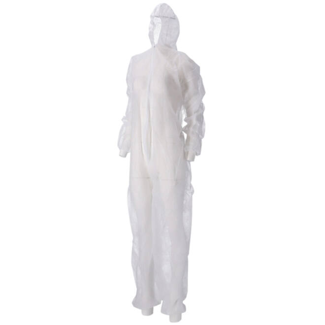 Overall CMT M non-woven ritssluiting PP wit