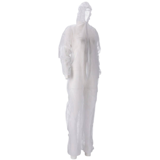 Overall CMT M non-woven ritssluiting PP wit