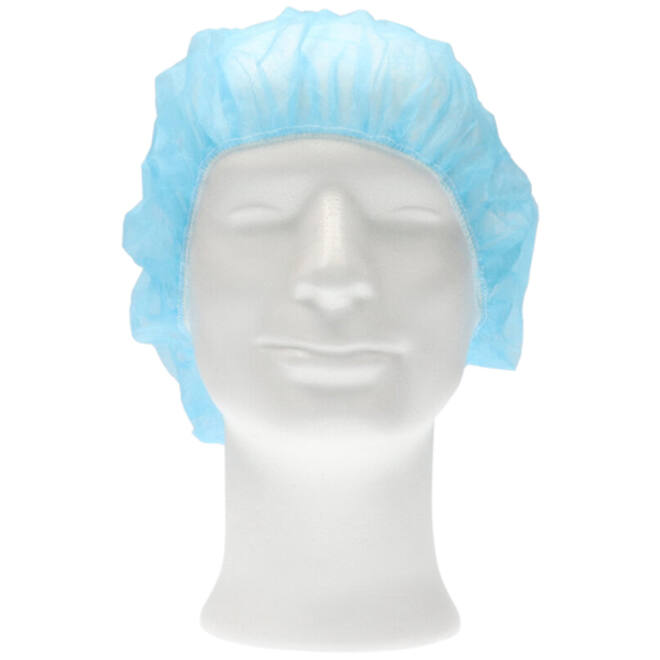 Haarnet CMT bouffant non-woven M 50cm PP blauw
