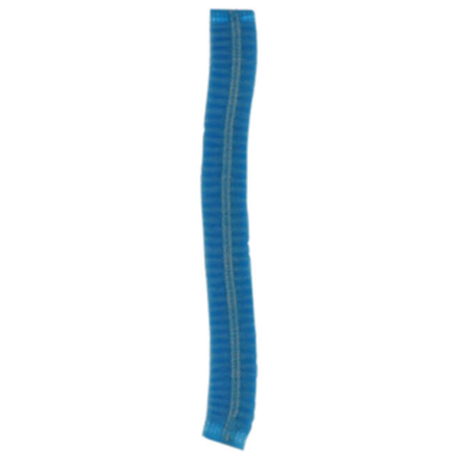 Haarnet CMT clip non-woven L 53cm met detectie strip PP blauw