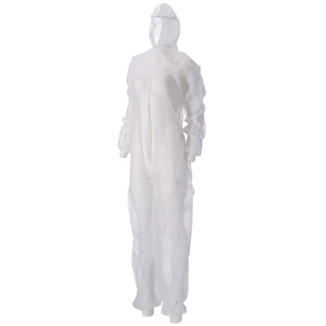 Overall CMT XL non-woven ritssluiting PP wit