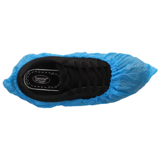 Schoenovertrek CMT 40mu geruwd maat 36-42 CPE blauw