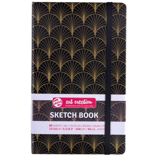 Schetsboek Talens Art Creation Art Deco 13x21cm 140gr 80vel