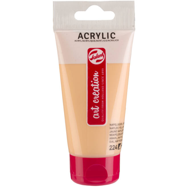 Acrylverf Talens Art Creation 224 napelsgeel rood tube à 75ml