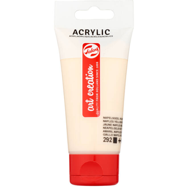 Acrylverf Talens Art Creation 292 napelsgeel rood licht tube à 75ml