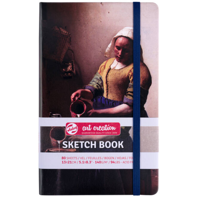 Schetsboek Talens Art Creation Het Melkmeisje 13x21cm 140gr 80vel