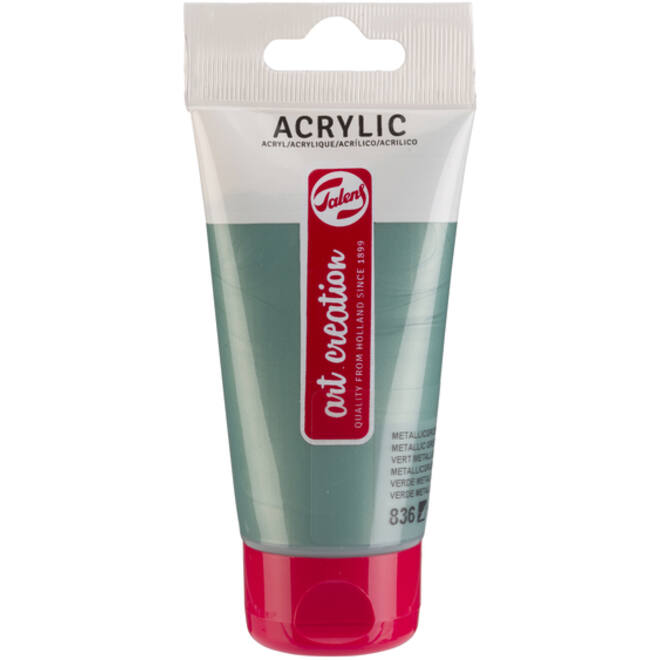 Acrylverf Talens Art Creation 836 metallicgroen tube à 75ml