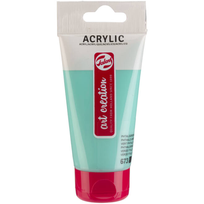 Acrylverf Talens Art Creation 673 phtalogroen licht tube à 75ml