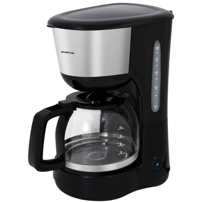 Koffiezetapparaat Inventum 1.25liter zwart met rvs
