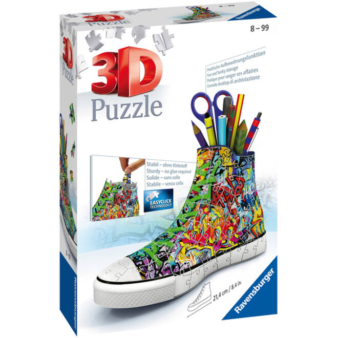 3D puzzel Ravensburger Sneaker Graffiti Style 54 stuks