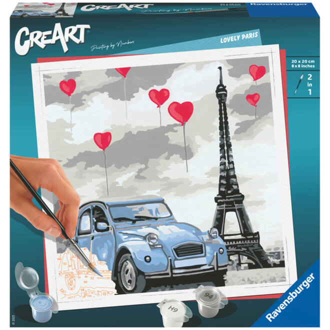 Schilderen op nummers CreArt Paris