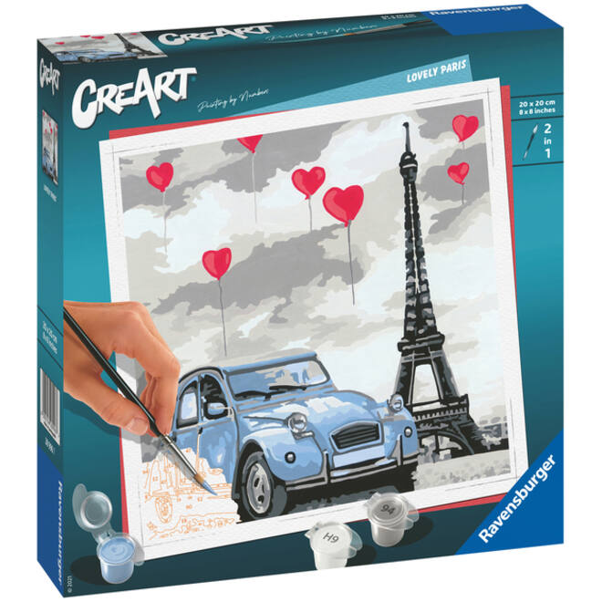 Schilderen op nummers CreArt Paris