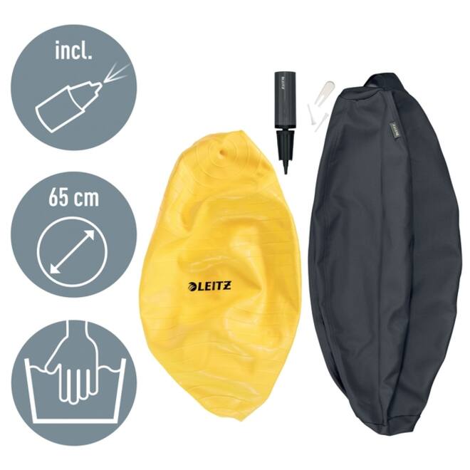 Actieve zitbal Leitz Ergo Cosy grijs