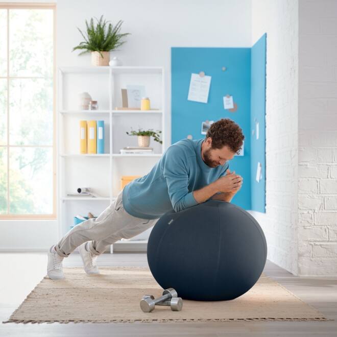 Actieve zitbal Leitz Ergo Cosy grijs
